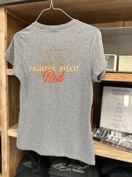 Fighter Pilot Red T-Shirt Female